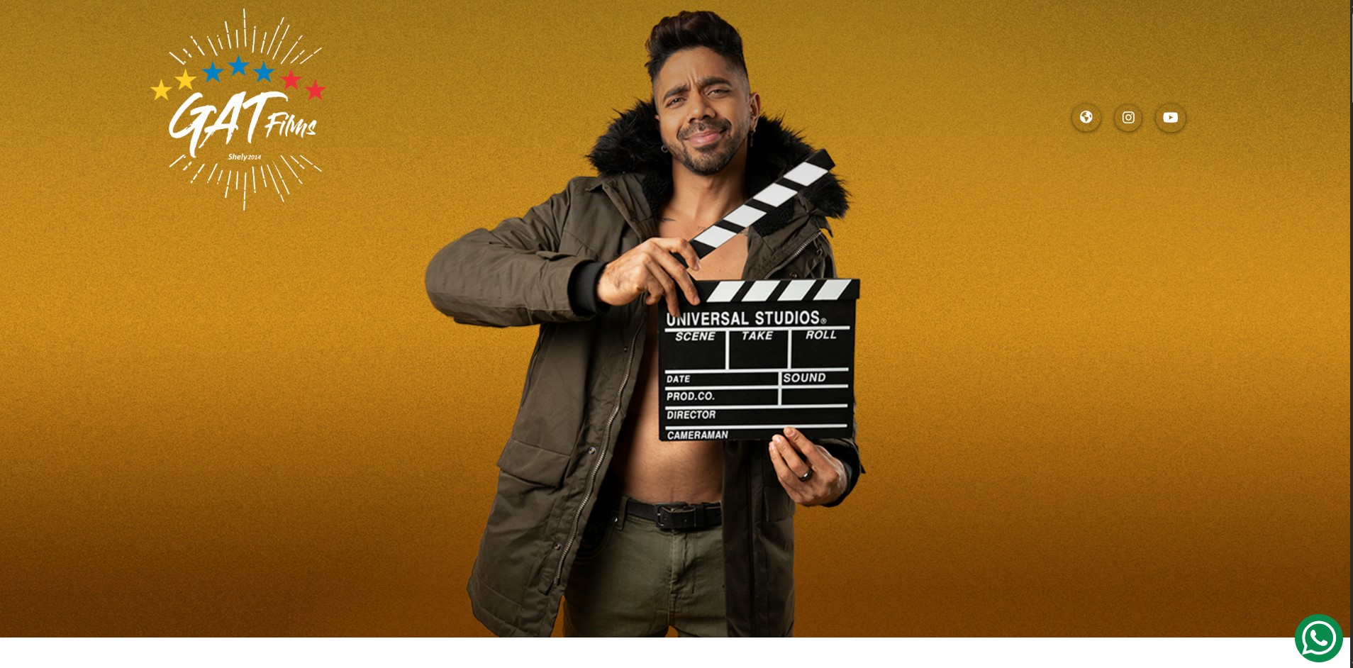 Captura del sitio GATfilms