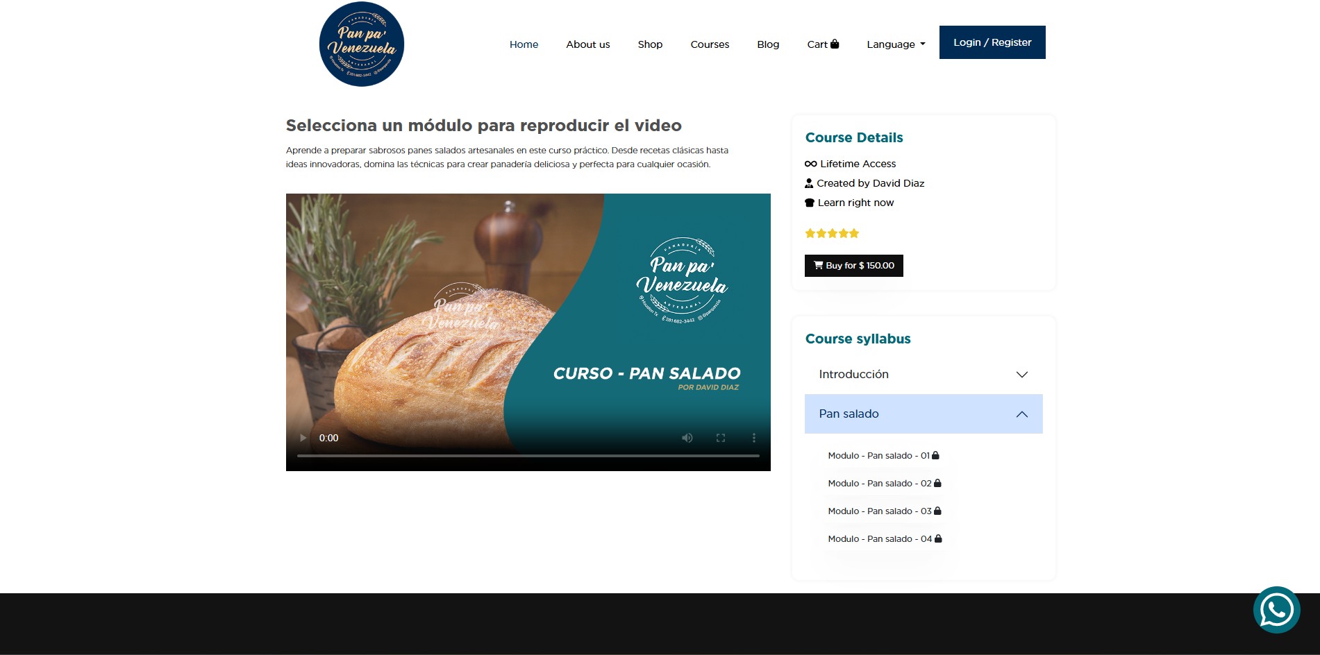 Captura del sitio Pan pa' Venezuela (5 de 5)
